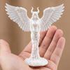 Demon Angel Statue, 3D Printed Wings Matte Texture, Fall-Resistant Ornament for Desk Study Entrance Hall Decoration