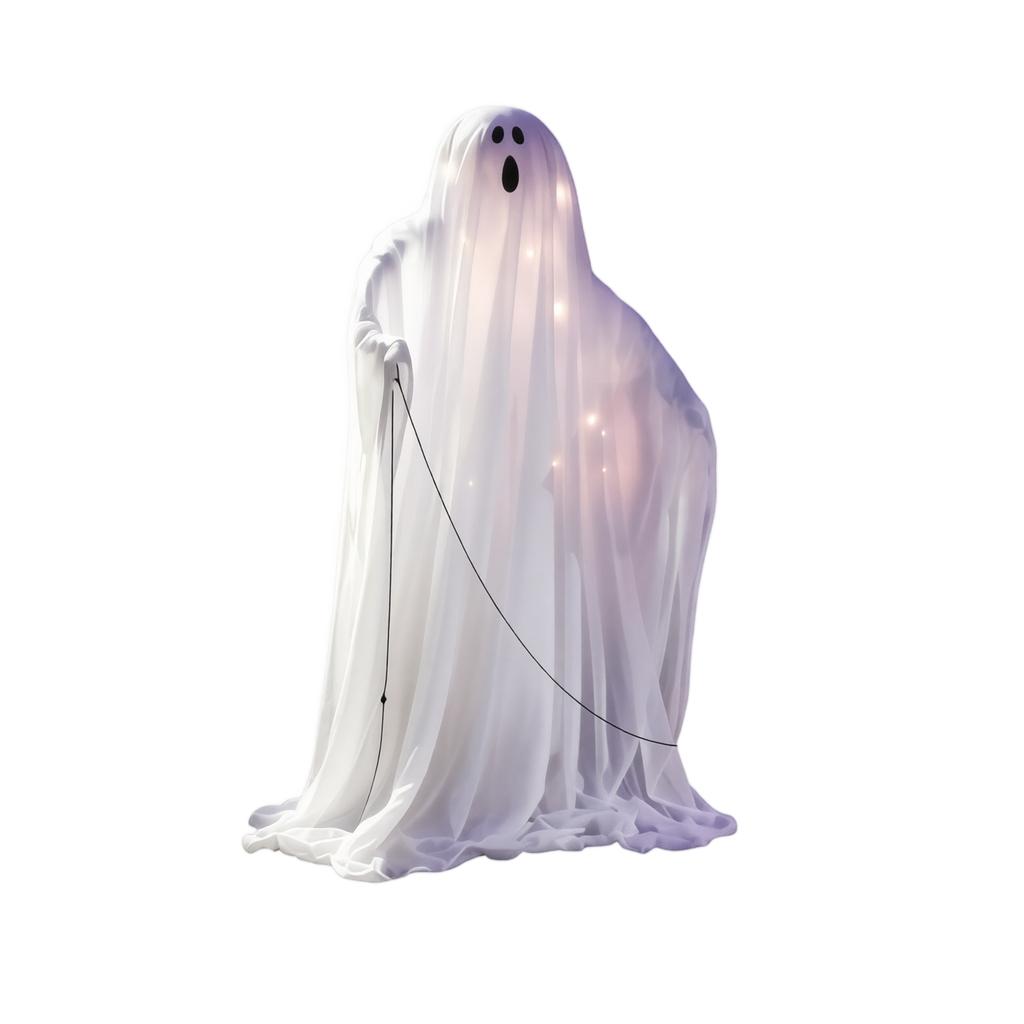 Halloween Glowing Dog Walking Team Decoration for Outdoor Yard
