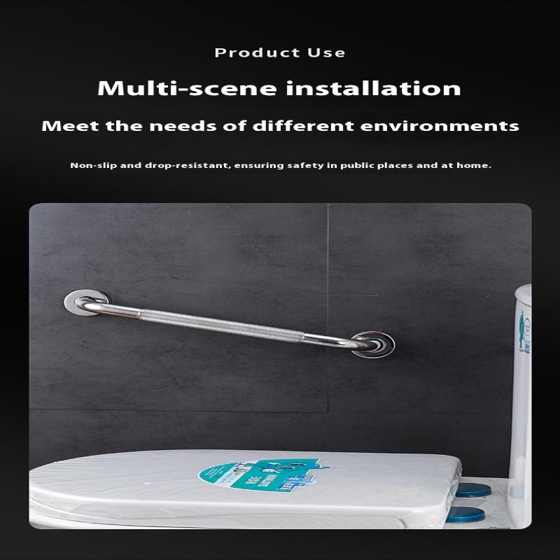 Stainless Steel Bathroom Safety Handrails , Sturdy Construction, Durable Handrail, Support Rail