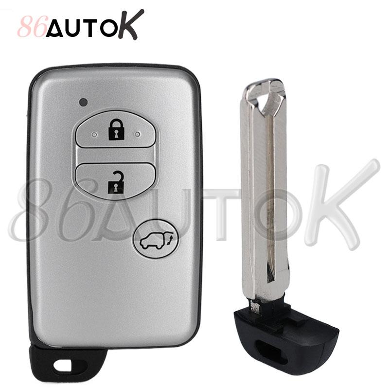 Car Key Shell Smart Key Case For Toyota Camry Prius Rav4 Avalon Corolla Land Cruiser Venza Car Key Case Fob 2/3/4 Buttons