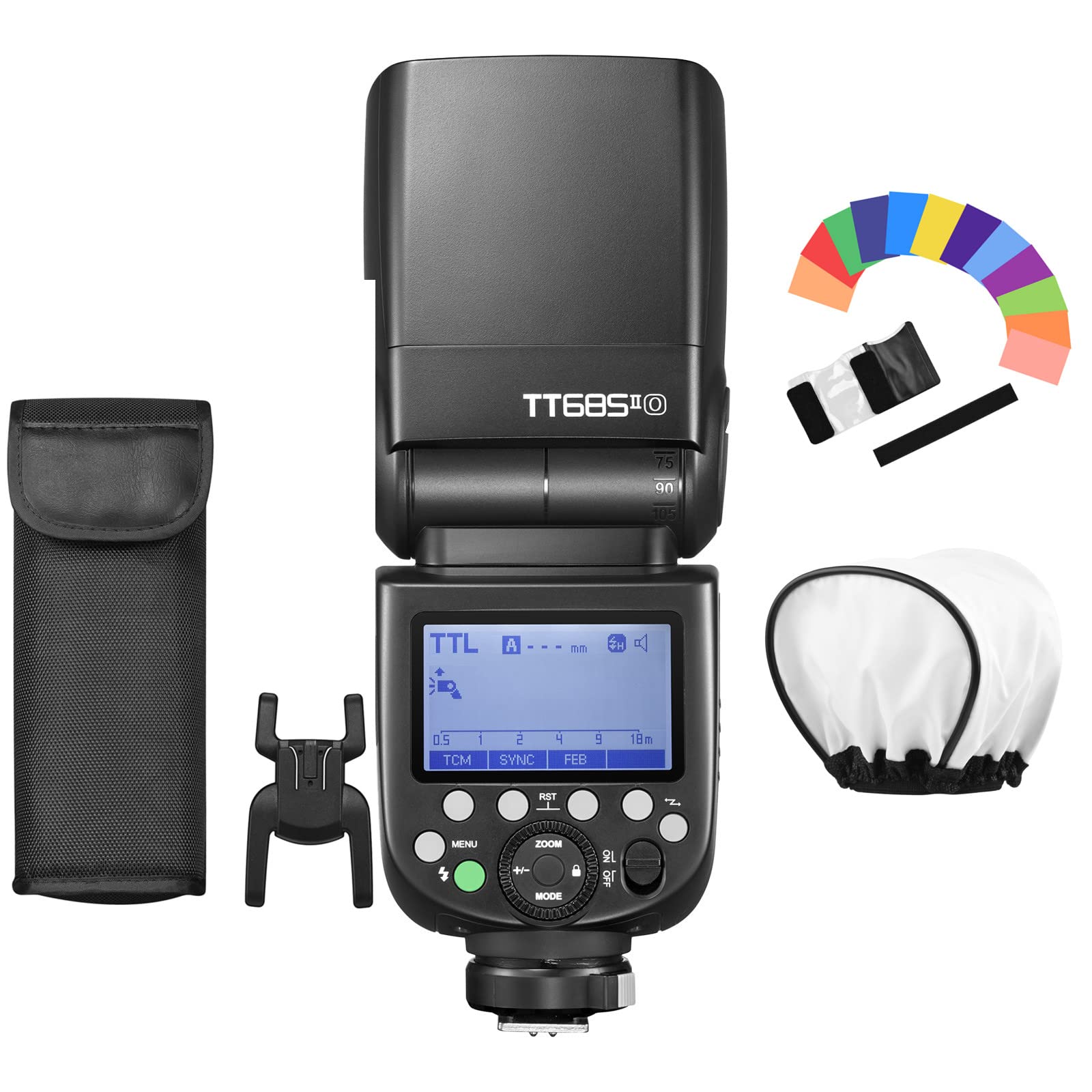 

Authorized GODOX Flash Strobe TTL Wireless GN60 HSS Compatible with Recycled Panasonic and Olympus Cameras [Godox Dealer] TT685II-O 2.4G 1/8000s