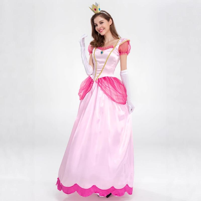 New Mary Bridget Snow White Dress Stage Dress Party Queen Dress Pink Dress Performance Costume