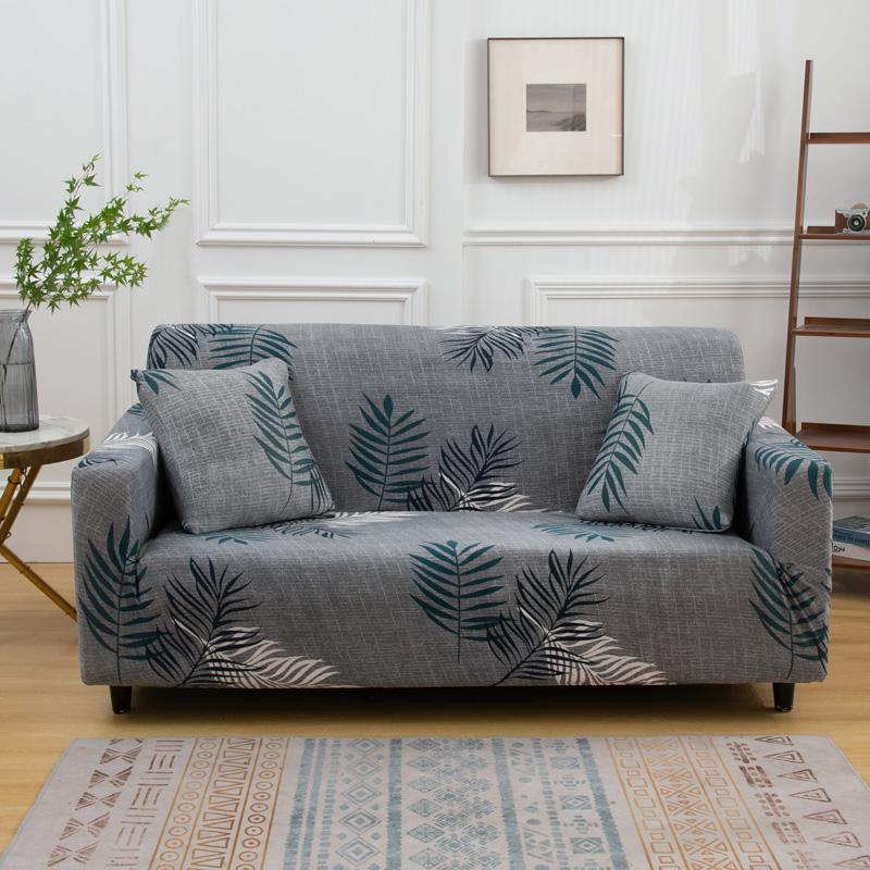 Elastischer Sofabezug für Wohnzimmer, rutschfest, Stretch-Couchbezug, Couchbezug, Sofabezug, Blumenmuster, universeller Spandex-Bezug