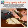 Adjustable Temperature Wood Burner 300-700℃ Heating Wire Pen Tips Station Pyrography Pen Set Electric Soldering Iron AC110V 220V