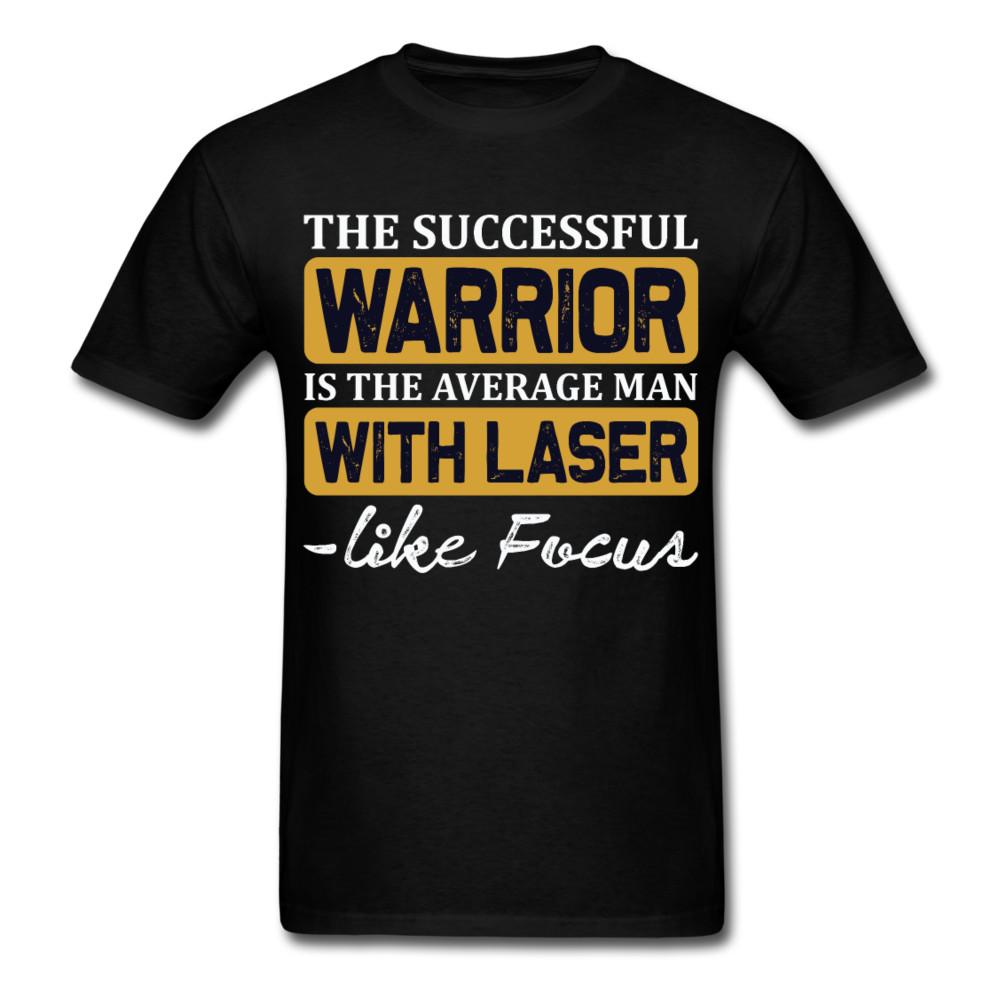 

The successful warrior focus Inspirational Quote Tshirt motivational T-Shirt L