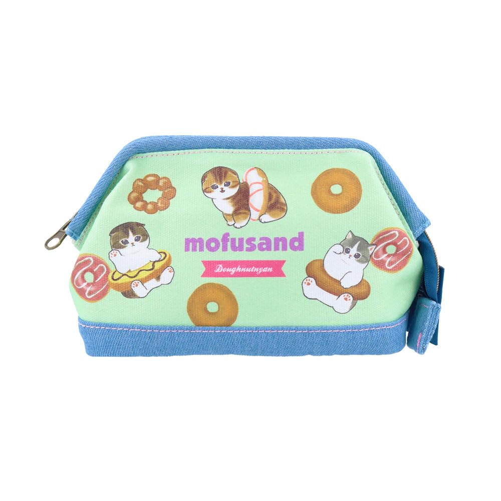 Stationery mofusand Wired Donut S2333864 Sun-Star Pouch, Cat,