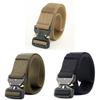 Canvas Military Belt For Men With Quick Release Plastic Buckle Perfect For Hiking And Casual