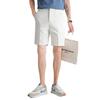 Men's White Summer Suit Shorts - Trendy, Loose, Iron-Free Hong Kong Style 5-Point Casual Pants