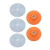 5 Pcs Diamond Polishing Pad 4 Inch 5 8in 11 Thread Wet Dry Polish Pad with 8mm Drill Bit Adapter for Granite Marble