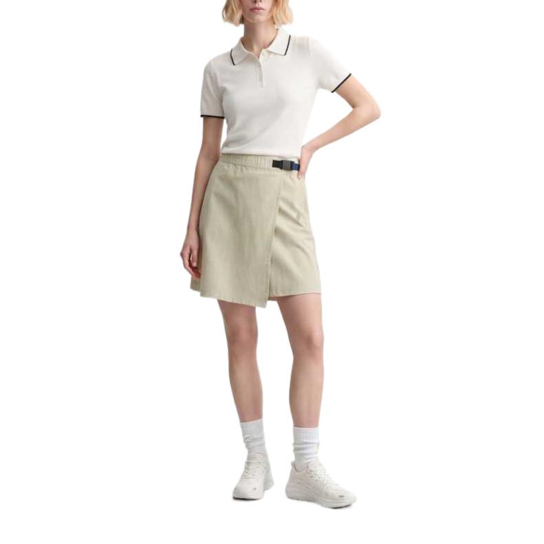 Skechers Water-Resistant Windproof Solid Color Wrinkle-Resistant Skirt Casual Mini Skirt Women skirts L226W112-00RE