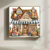 5D Artificial Diamond Landscape Decorative Home Painting Childlike Retro Decorative Painting DIY Diamond Art Embroidery Kit