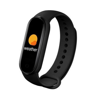 M6 Smartwatch, Activity Tracker, Heart Rate Monitor, Pedometer, Waterproof, Portable, Black -BH3398