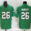 Jersey de Futebol Bordado NFL Philadelphia Eagles 26 Saquon Barkley