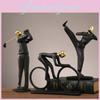 Modern Resin Sports Figure For Tv Cabinet Bookshelf Minimalist Home Office Decor