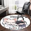 Customizable K-Kpop Team1 Round Non-Slip Carpet - Ideal for Garden, Picnic, Office, Perfect for Decoration, Suitable For All Seasons
