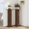 VidaXL Plant Stands 2 Pcs Brown Oak Engineered Wood, Flower Stand, Pot Stand, Plant Support 3307879