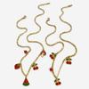Stylish Versatile Fruit Inspired Charm Chain Customizable Length Comfortable For Everyday Outfits