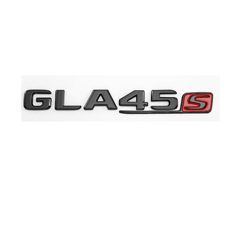 3d ABS Chrome GLA35s GLA45s Logo Letters Car Trunk Emblem Badge Sticker For Mercedes Benz GLA45 AMG W156 X156 H547 Accessories RX7