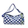 Chessboard canvas bag New women's bag Trendy shoulder bag Crossbody bag