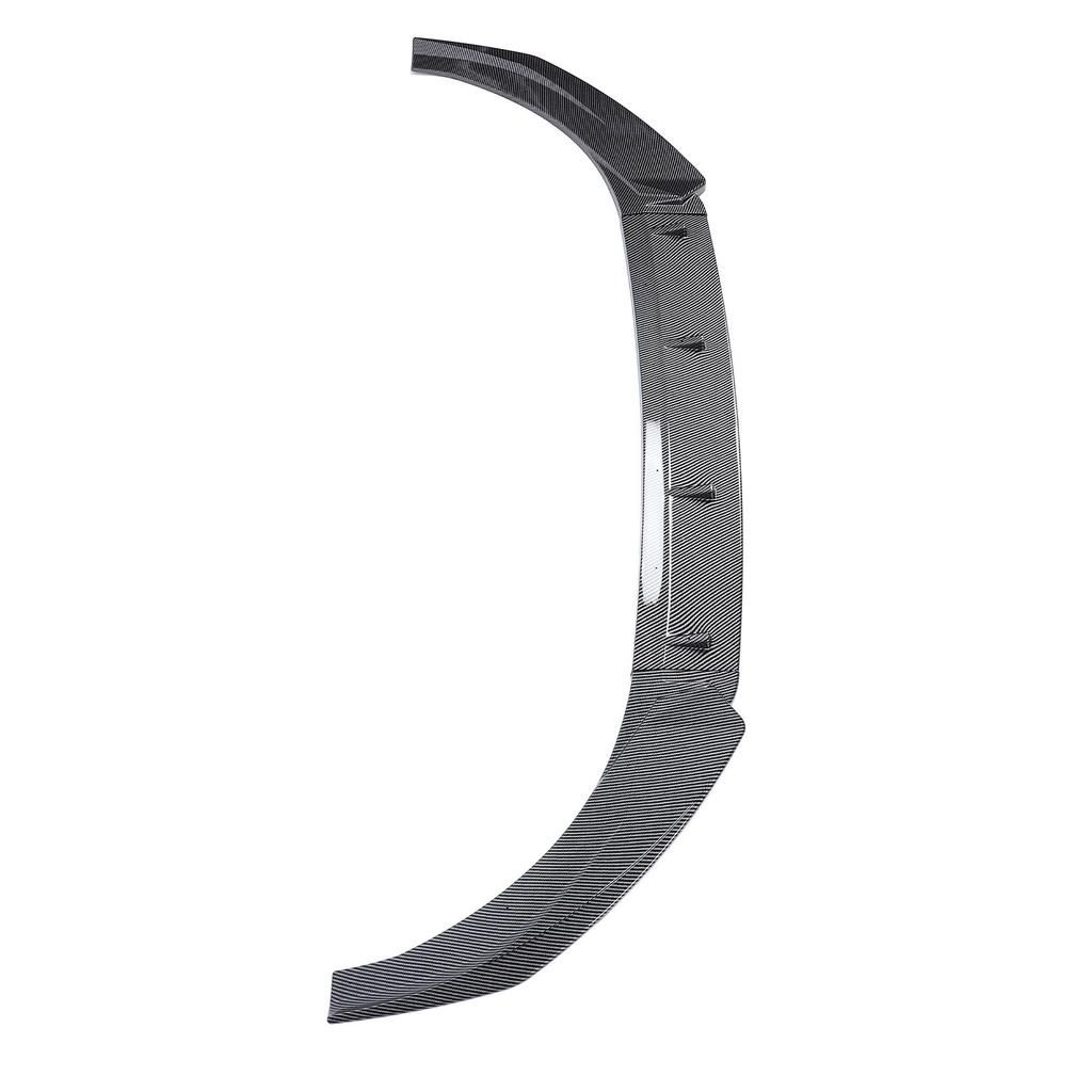 Front Bumper Lip Spoiler Racing   3 Section Type Car Front Bumper Lip Body Kit for S‑Line 8V Pre‑facelift 2013 to 2016