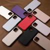 Luxury Retro Litchi Leather Texture Case For Iphone 14 12 13 11 Pro Max 14promax Camera Protector Shockproof Hard Pc Cover Funda