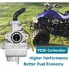 FVRITO PZ20 Carburetor Kit For Tao Tao Coolster 125Cc 110Cc 90Cc 70Cc 50Cc Kazuma Baja Chinese ATV Quad 4 Wheeler SunL NST Roketa Loncin Lifan XR80