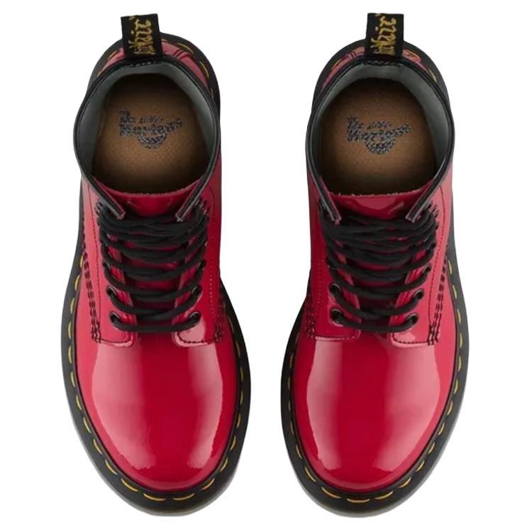 Dr. Martens 1460 Patent Lamper Red Women Sneakers 11821606