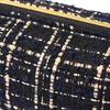Francfranc Tweed Black Pouch, Small,