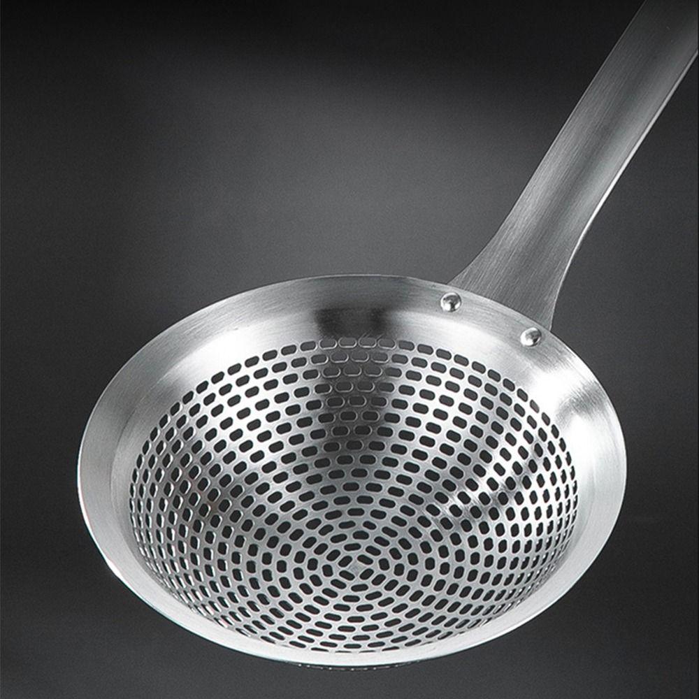 Rostfritt stål Oliesil Durkslag Fina Hål Hot Pot Sil Köksredskap