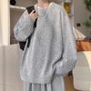 Round Neck Sweater Men's New Autumn Clothes Men's Hoodless Heavy Zebra Coat