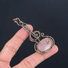 Rose Quartz 999 Copper Wire Wrapped Pendant, Handmade Gemstone Pendant Jewelry, Gifts For Wife Brand New Pendant