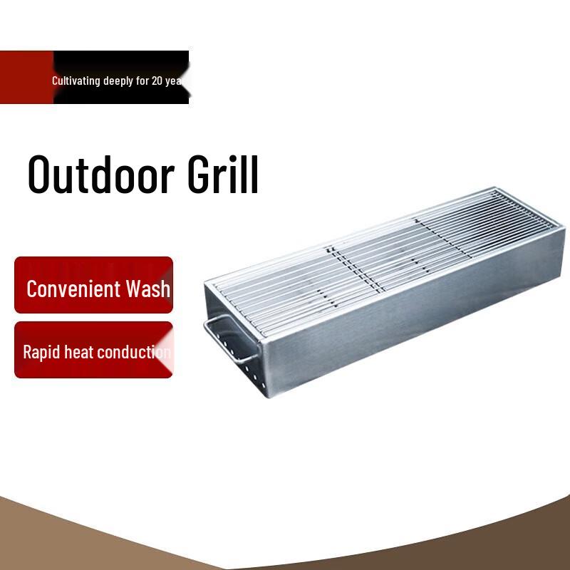 Beifu Portable 304 Stainless Steel Charcoal BBQ Grill