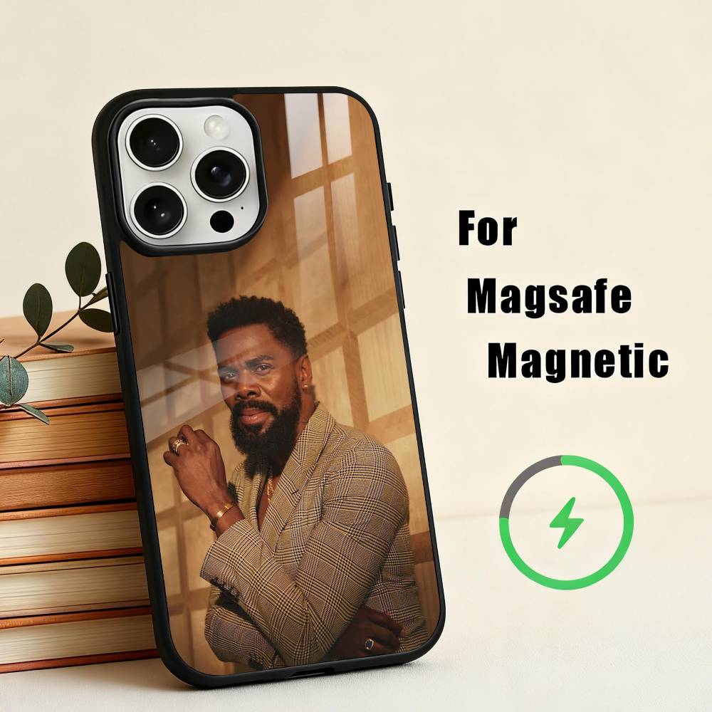 1PC Actor C-Colman D-Domingo Phone Case For iPhone17,16,15,14,13,12,11 Plus,Pro Max Magnetic For Magsafe Wireless Charging