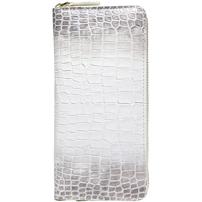 

[FashionBerry] Himalayas cowhide Embossed crocodile long wallet men s ladies crocodile long wallet genuine leather Genuine leather leather crocodile