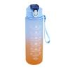 900ML Sports Water Bottle with Time Marker Leak-proof Cup Motivational Portable Water Bottle Sport Fitness BPA Free
