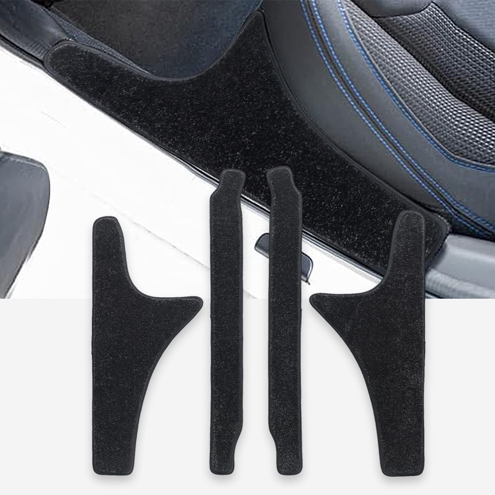 LUCKEASY Side Step Mats for the New Subaru Levorg VN Series with SUBARU LEVORG VN5 2020 Present and Floor Mats Interior Set of 4 (Compatible (October