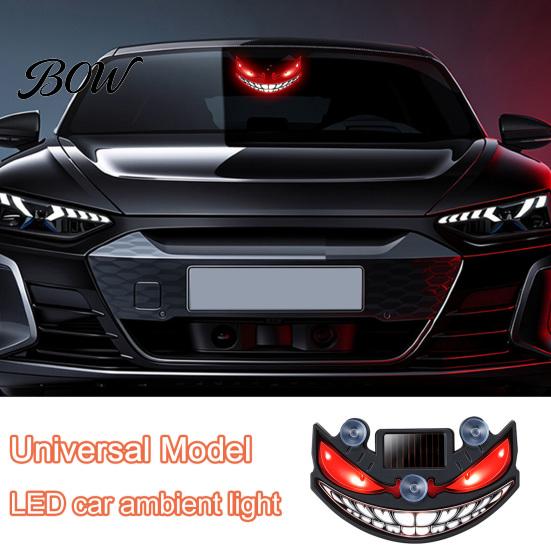 Einfach zu installierendes Saugnapflicht, Solare Auto-Fensterleuchte, Dynamische blinkende LED-Lampe, Automatischer Außen-Glow, Kabelloses Dämonenauge, Atmend