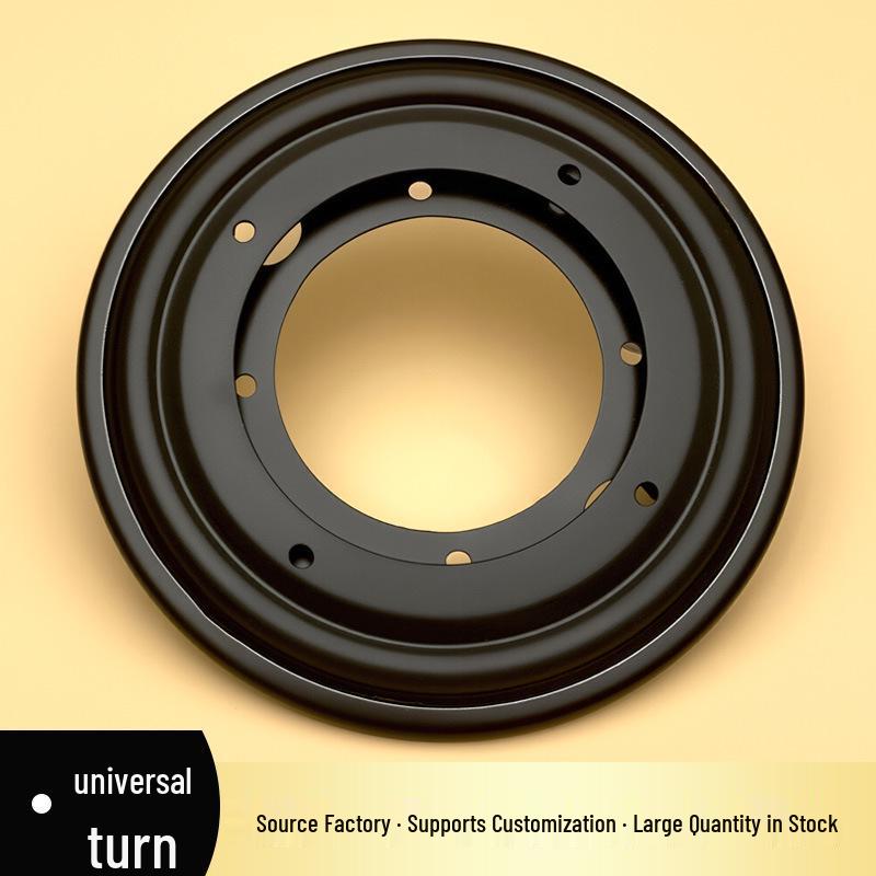 360° Rotating Iron Turntable Display Shelf