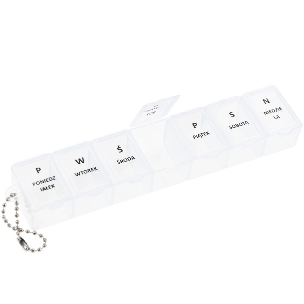 TG71402 Medication Case Tablets Organizer Box 7 Days a Week Day Night 14 Compartments