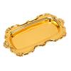 Vintage Jewelry Tray Multifunctional Exquisite Metal Decorative Tray for Dessert Fruit Snacks