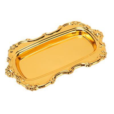 Vintage Jewelry Tray Multifunctional Exquisite Metal Decorative Tray for Dessert Fruit Snacks
