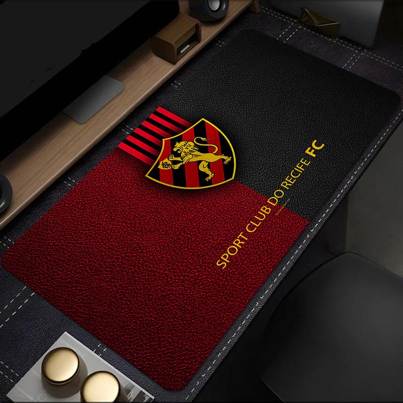 Sport Club Recife Crest mouse pad, rubber base, esports desk mat, mouse pad for gamers and office use, gaming desk , easy to clean mat