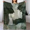 Pine Forest Clearing Throw Blanket Soft Warm Blanket Gift for Men Women Adults