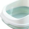 Cat Toilet Removable Large Semi-enclosed Litter Tray with for Cats