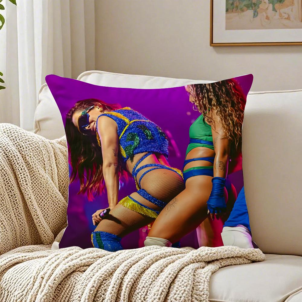 singer energetic AAnitta Cushion Cover Pillowcase Antidustmite living Room Sofa Decor Cushion Room
