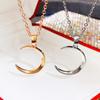 Wind Crescent Pendant 2021 Minimalist Wind Moon Collarbone Chain, Simple Design Women'S Neck Chain