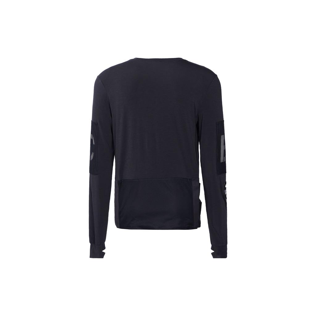 Nike Co-Branded Letter Print Crew Neck Long Sleeve T-Shirt Men Tops Black BV7133-010