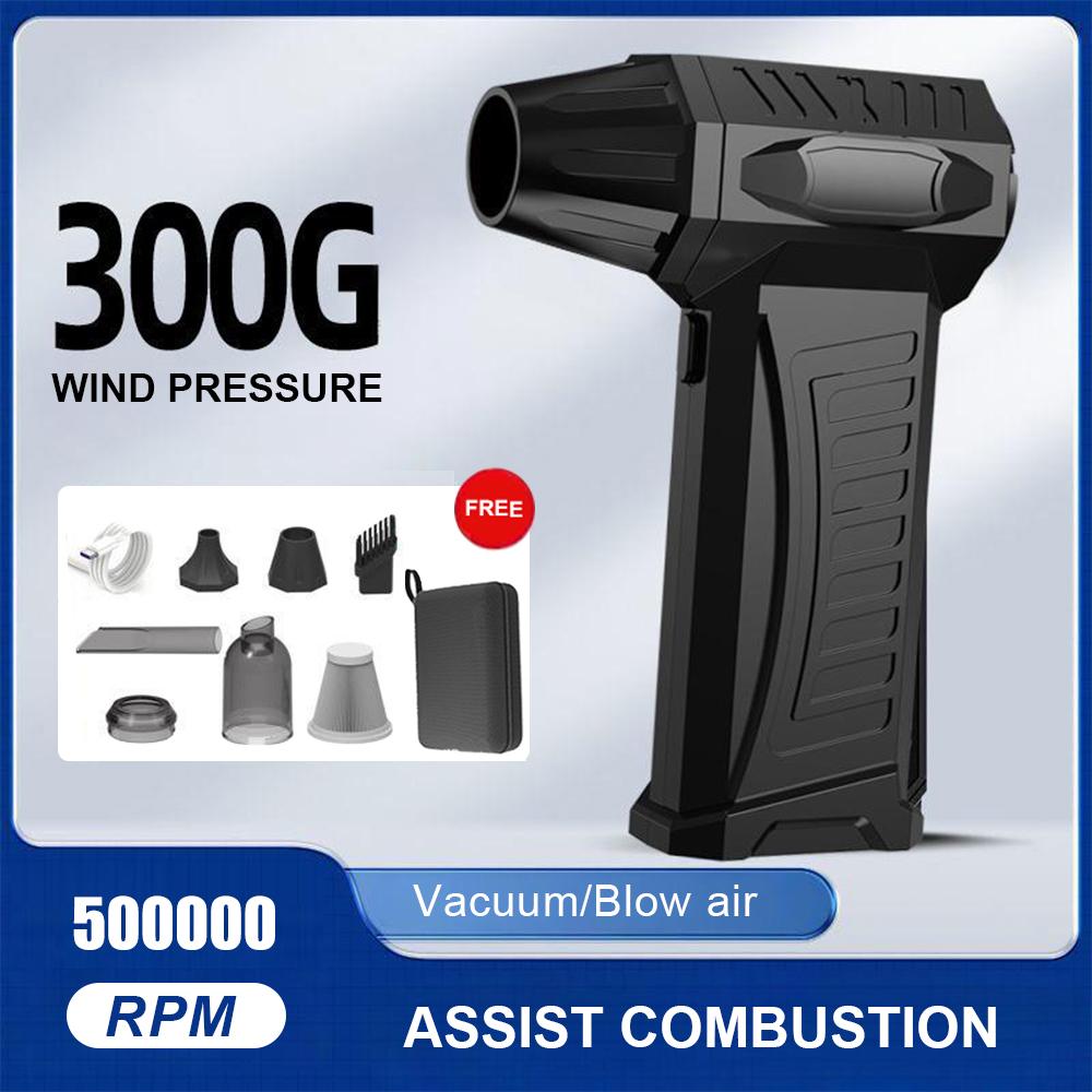 10000mAh Mini Turbo Jet Fan Tragbar Kabellos Computer Tastaturreiniger 500000RPM Bürstenloser Starker Turbo-Lüfter Luftstaubwedel