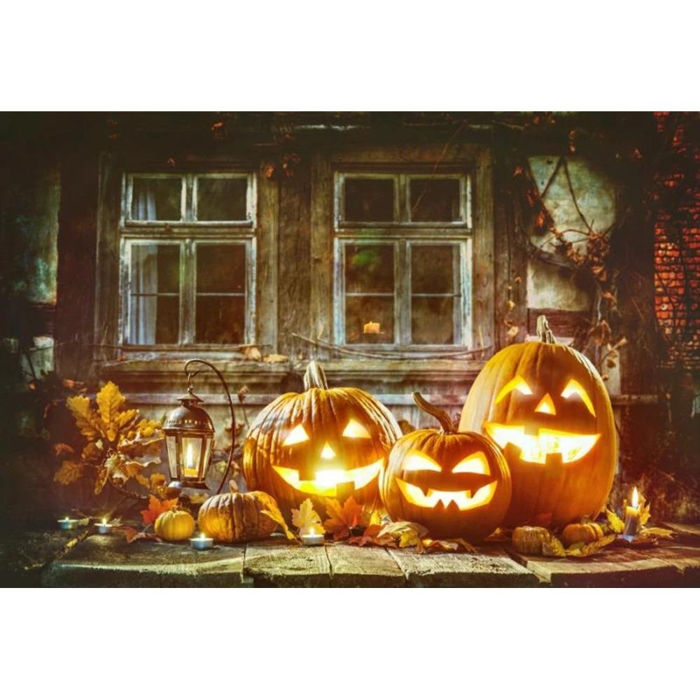 Halloween Decoration Hanging Cloth Pumpkin Lantern Hanging Cloth Home Party Room Decoration
