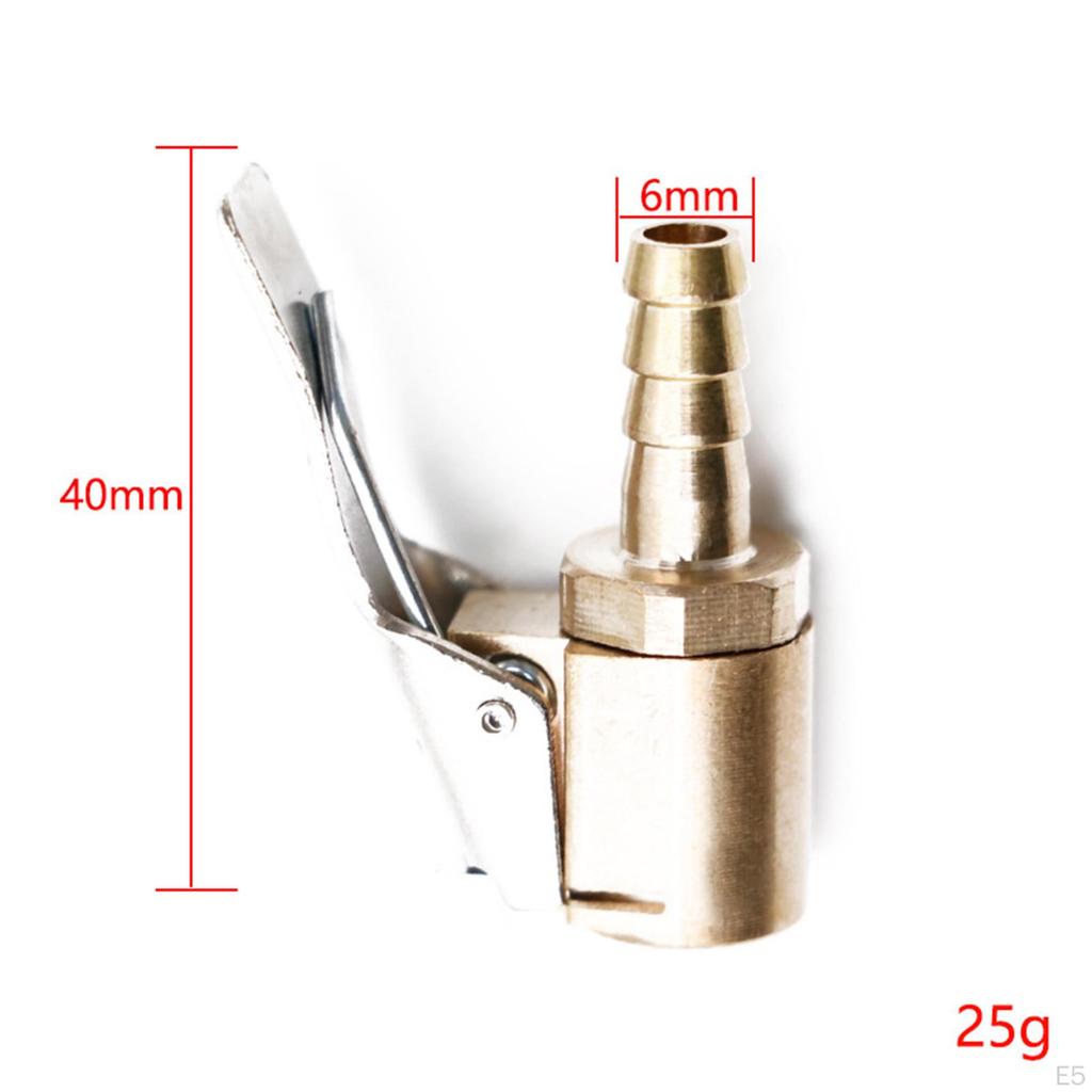 Car Tire Air Chuck with Clip No Leakage Inflator or